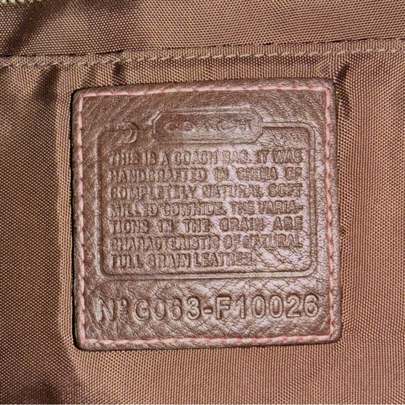 🐝 Coach X-Large Chelsea Brown Pebbled Leather Tote - G063-F10026 - Picture 7 of 16